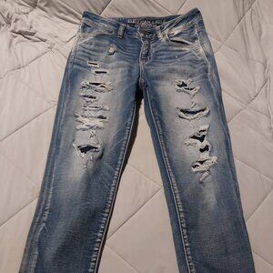 American Eagle Hi-Rise Jegging Crop size 4